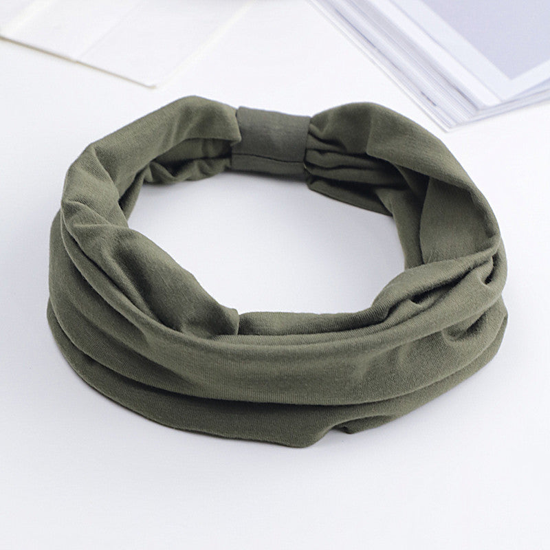 Summer Korean Face Wash Hairband Female Sweet Wide-Brimmed Headband Makeup Headgear Simple Headband Super Fairy Headband Hair Accessories